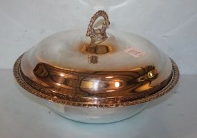 Rogers Silverplate Round Covered Casserole