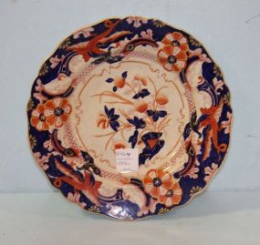 19th Century Imperial Stone China Imari Style Plate