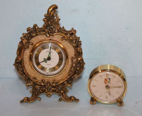 Endura, German Alarm Clock and French Jewels Vintage Alarm Clock