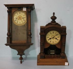 Two Antique Wall Clocks