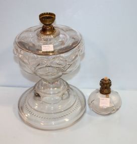 Miniature Oil Lamp and an Oil Lamp