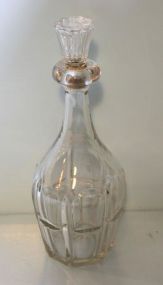 Clear Paneled Decanter