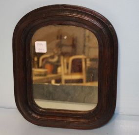 Small Early Walnut Hanging Mirror