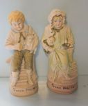 Pair of Bisque Statues