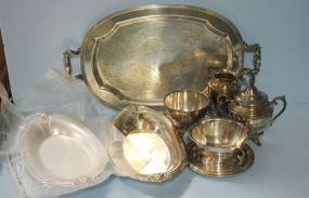 Seven Pieces of Silverplate