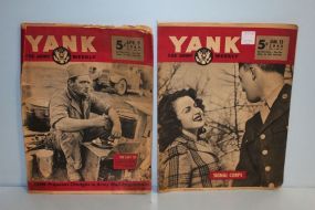 Two 1943 Yank Newspapers