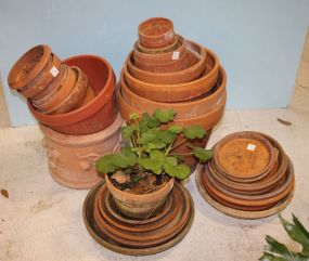 Grouping of Terra Cotta Pots