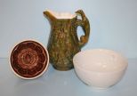 Reproduction Majolica Pitcher