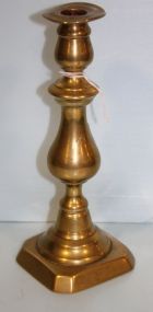 Early Antique Brass Candlestick