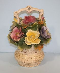 Capodimonte Basket of Flowers