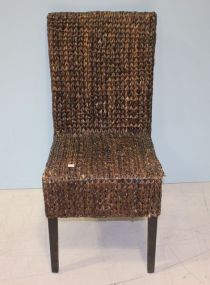 Contemporary Wicker Side Chair