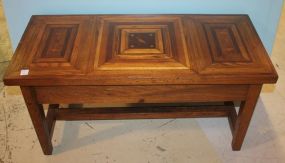 Marquetry Inlaid Piano Bench