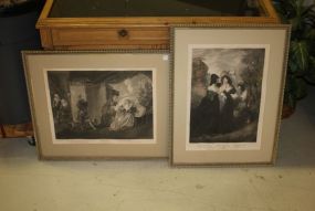 Pair of 18th Century Shakespeare Lithographs