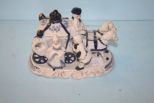 Porcelain Grouping of Coach and Couple