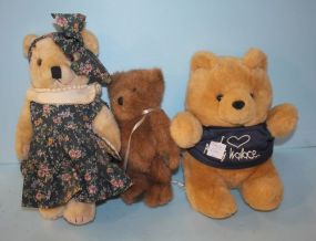 Three Stuffed Bears