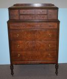 Walnut Depression Chest on Chest