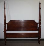 Mahogany Pencil Poster Bed