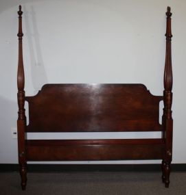 Mahogany Pencil Poster Bed