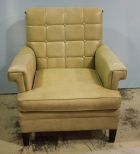 Faux Leather Club Chair