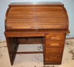 Oak Roll Top Desk