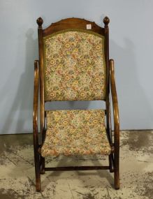 Vintage Carpet Nursing Chair