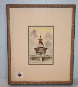 Artist Signed Watercolor from Ukraine
