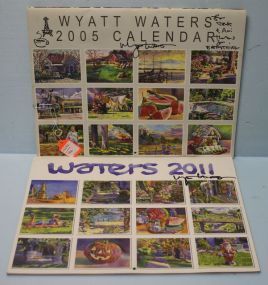 Two Wyatt Waters Calendars