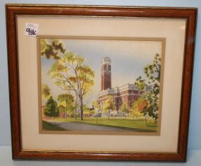 Andrews Watercolor of Church