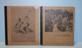 Book on Goya and Book on Cezanne