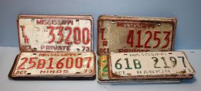 Box Lot of Car and Trailer Tags