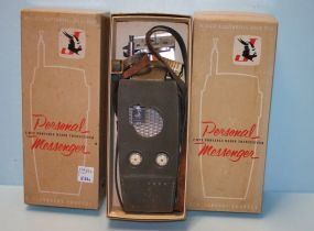 Three Personal 2-Way Portable Radio Transceiver Messengers