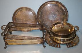 Box Lot of Silverplate