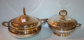 Two Silverplate Vegetable Bowls