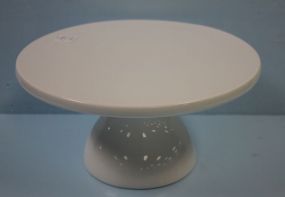 White Glass Cake Stand