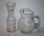 Crate & Barrel Margarita Sangria Pitcher and Carafe