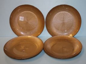 Set of Six Glass Plates