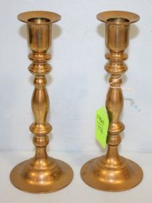 Pair Brass Candlesticks