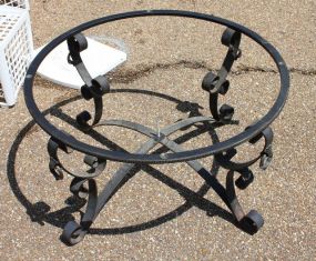 Iron Base Center Table