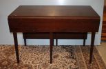 Mahogany Hepplewhite Style Drop Leaf Table