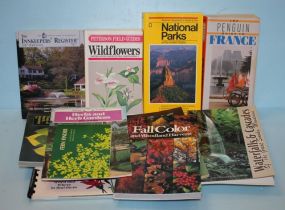 Group of Books on Wildflowers, Birds and National Parks