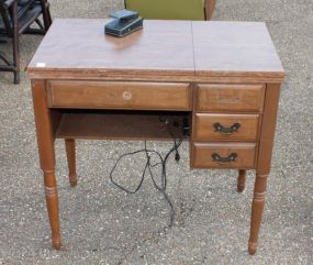 Sewing Cabinet with Dressmaker Machine
