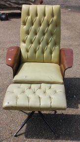 1960's Style Chair and Ottoman