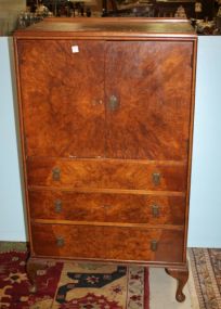 Mid 20th Century Queen Anne Style Cabinet