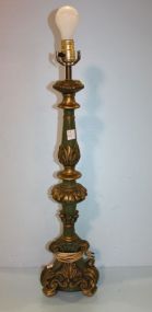 Green and Gold Table Lamp