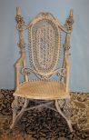 Fancy Wicker Rocker