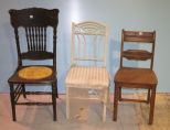 Three Side Chairs