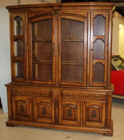 Oak China Cabinet/Breakfront