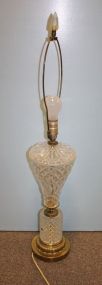 Pressed Glass Lamp