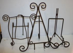 Four Metal Easels