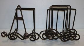 Group of Nine Metal Easels